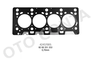Silindir Kapak Contasi Duster Logan Lodgy Sandero Clio Ii Iii Fluence Kangoo Megane Ii 1,5dci K9k