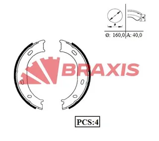 Arka Fren Pabuclu Balata Lt 28 35 46 Sprinter 901 902 903 904 95>06