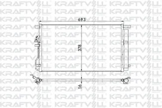 Klima Radyatoru Hyundai Tucson 1.6 Crdi 15> / Kia Sportage 1.6 Crdi 15> D4fe