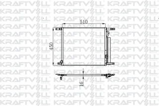 Klima Radyatoru Aveo 1.2 (515×428×16)