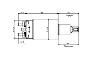 Mars Otomatigi 12v Hyundai H100 L300 Em Pajero Dodge Mazda