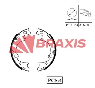 Arka Fren Balatasi Pabuc Starex Kamyonet Libero 2004>
