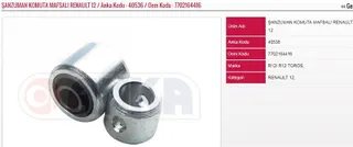 Şanzuman Komuta Mafsali (Burçlu) Renault R12