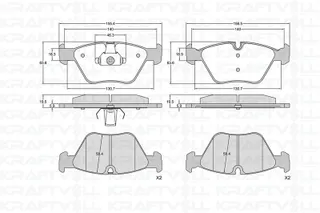 Fren Balatasi On Bmw E36-M3 E46 2.5-3.0 M3 E34 E32 E83 Z4
