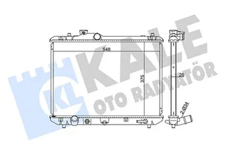 Motor Su Radyatoru Swift Iii 2005> Otomatik Vites (375x548x26)