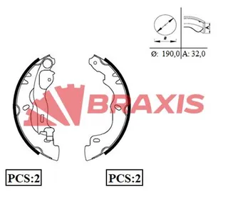 Arka Fren Balatasi Pabuc Palio 1.4 1.6 96>