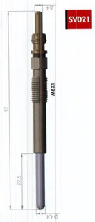 Kizdirma Bujisi 11v Peugeot 407-607-807-4007 2.2 Hdi 06> Citroen C-Crosser-C5-C6-C8 2.2 Hdi