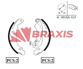 Arka Fren Balatasi Pabuc Clio Ii Symbol Logan Sandero 1.2 / 1.4 / 1.5 / 1.6 Abssiz