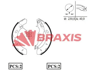 Arka Fren Balatasi Pabuc Bmax 12 /> Focus Iii 1.0 / 1.5tdci / 1.6ti 11 /> Transit Courier 1.5tdci 1.
