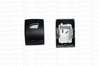 Cam Acma Kumanda Anahtari On / Arka (Sag / Sol) P301-C Elysee-Ds3 Siyah