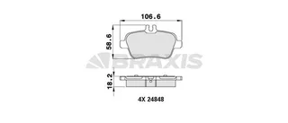 Fren Balatasi Arka X156 13> W176 12>18 W246 11>18 C117 13>19 R172 11>