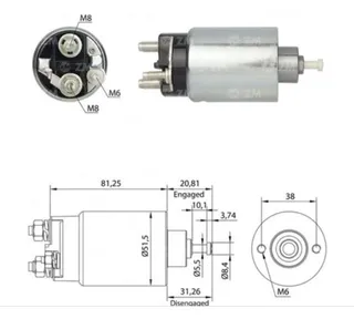 Marş Otomatiği 12v Ford Connect/Fiesta/Focus/Transit/Mondeo/Ka