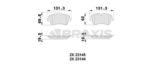 Fren Balatasi On W202 93>00 W203 00>07 Cl203 02>08 C209 02>09 R171 04>11