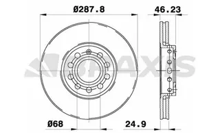 On Fren Aynasi Passat 96>05 A4 A6 1,8 20v 1,9tdi 97>