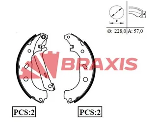 Arka Fren Balatasi (Pabuc) Connect 1,8tdci 02>13