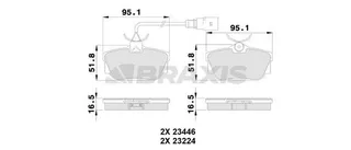 Arka Fren Balatasi Transporter T4 96>04 Fisli