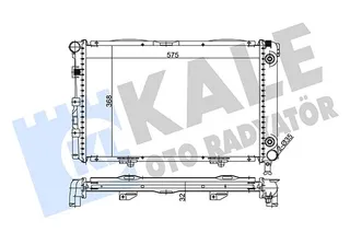 Motor Su Radyatoru (Klimali / Otomatik Sanziman) 190 W201 85>93