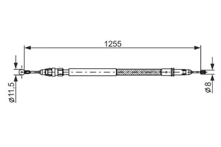 El Fren Teli Arka Sag / Sol C8 Ulysse Scudo P807 Expert 2,0jtd Diskli Fren 07> (1255 / 1114)