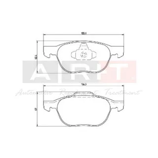 Disk Fren Balatasi Ön Ford C-Max Focus C-Max 03-2007 Focus 04> Grand C-Max 10> Kuga I-Ii