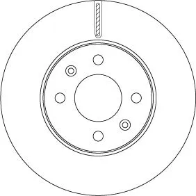 TRW DF6794 Ön Fren Diski Hava Kanalli Hyundai I20 1.2l G4la 15-20 1.4l G4lc 15-18 1.4l D4fc Crdi 15-18 / Kia Rio 1.2l 1.4l G4la G4lc 17-> 256 Çap X 4 Bijon - Takım Disk Fiyatıdır