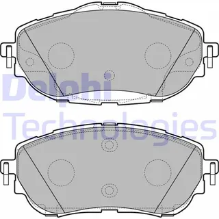 DELPHI LP2691 Ön Fren Balata Toyota Auris Corolla 1.33l 1.6l 1nr-Fe 1zr-Fae Nre180 Zre181 Zre185 12-> / 1.4l 1nd-Ftv Nde180 12->