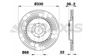 Arka Fren Disk Aynasi Audi A4 A5 A6 A7 A8 Q5 Porsche Macan 08>