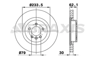 Fren Diski On Range Rover Sport Discovery Iv 3.0-3.6-4.2-5.0 Havali 360mm