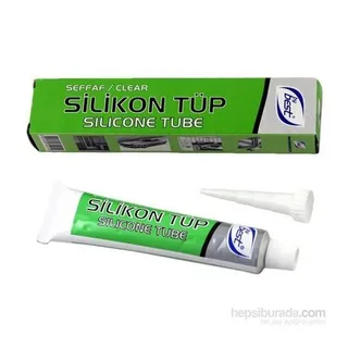 Silikon Tüp 50 Gr. Kutulu Şeffaf