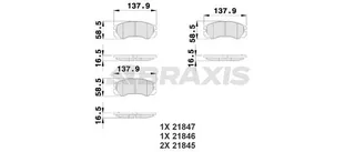 On Fren Balatasi Isuzu Tropper 94 00 Opel Frontera Fissiz