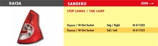 Stop Lamba Dacia Sandero / Sol (2008 >) (Duysuz)