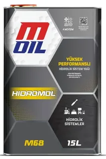 Hidrolik Yaği Hidromol M 68 (15 Lt) (Teneke)