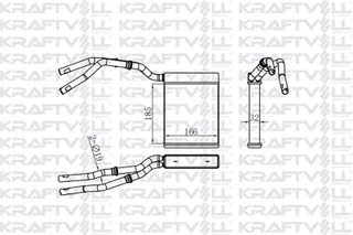 Kalorifer Radyatoru Focus Ii 03>11 Focus Ii C Max 04>11 Kuga 08>12 Mazda 3 06>09 Mazda 5 05> Volvo C