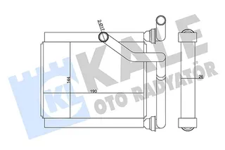 41-2003B Kalorifer Radyatoru Brazing Honda Jazz Ii (Gd) 1.4i 2002-2008