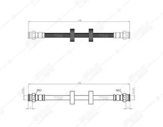 Arka Fren Hortum Fiat Fiorino(225) - Linea(323) 07/-