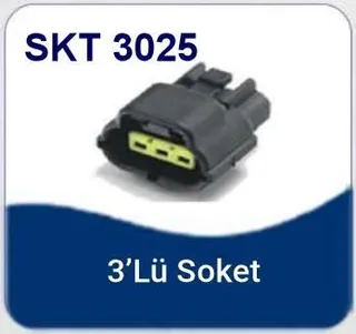3'Lü Enjektör Soketi -3 Fişli
