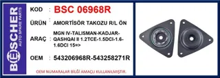 Amortisör Takozu R/L Ön  Mgn Iv-Talisman-Kadjar-Qashqai Ii 1.2tce-1.5dci-1.6-1.6dci 15=>
