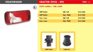 Stop Lambasi Cami Sol Seffaf - Scania /P-G-R-T Seri