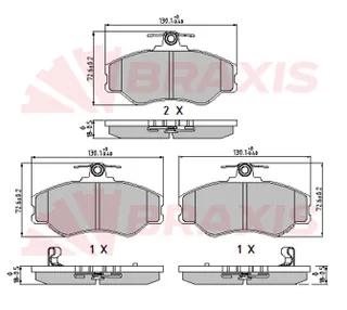 On Fren Balatasi Hyundai H100 Minibus 1994-2005 H100 Kamyonet 1993-2003