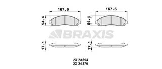 On Fren Disk Balatasi Isuzu D-Max 4x2 4x4 04>10
