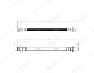 Arka Fren Hortum Mitsubishi L-200 Cr 04/-