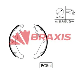 Arka Fren Balatasi Pabuc Palio 1,4 1,6 96>