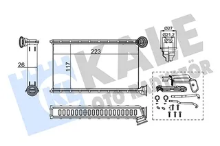 Kalorifer Radyatoru 108-C1 Ii-Aygo 1.0-1.2 14>