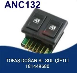 Cam Düğmesi Fiat Tofaş Doğan Sl Sol Çiftli