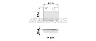 Fren Balatasi Arka 190 W201 89>93 W202 95>00 W210 96>02 W124 88>93 R170 96>00