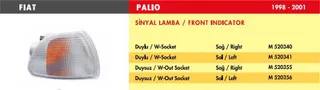 Sinyal Lamba Fiat Palio-Siena / Sağ (Duysuz) 1998-2001