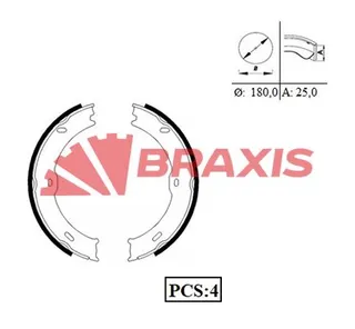 Arka Fren Pabuclu Balata Sprinter 906 06>16 Crafter 06>16 (Tek Teker)