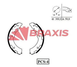 Arka Fren Balatasi Pabuc Fullback 16> L200 06>13 D Max 13>