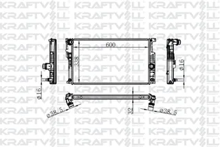 Motor Su Radyatoru Premium Line Bmw N20 N26 N55 F20 F30 F32 F34 F36 F22 F80 F82