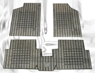 Dekoratif Paspas Renault Kangoo Gri