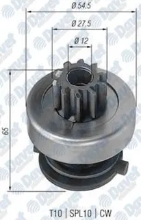 BOSCH 1006209523 İptal Marş Dişlisi Mercedes 190d 200d 250d 10diş